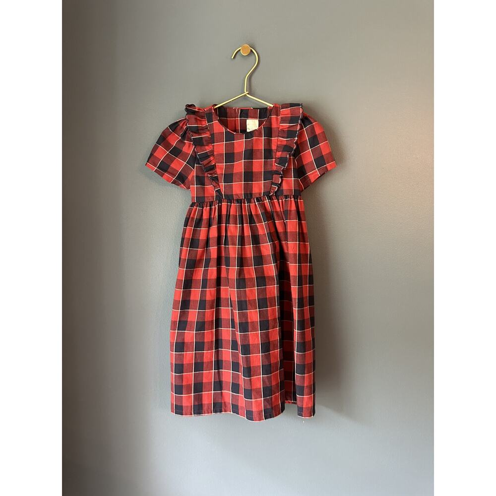 Edgehill Collection‎ Red And Navy Plaid Dress